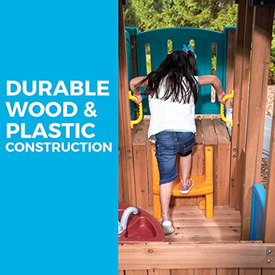 Woodland Adventure Playhouse & - Kids Outdoor Wooden Playhouse recensie en prijs