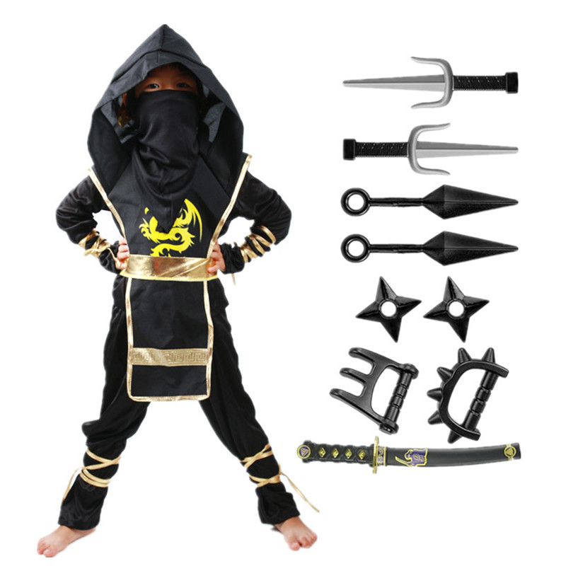 3-12Y Ninja Costume Kids, Boys - Kids Outdoor Ninja Warrior Course recensie en prijs