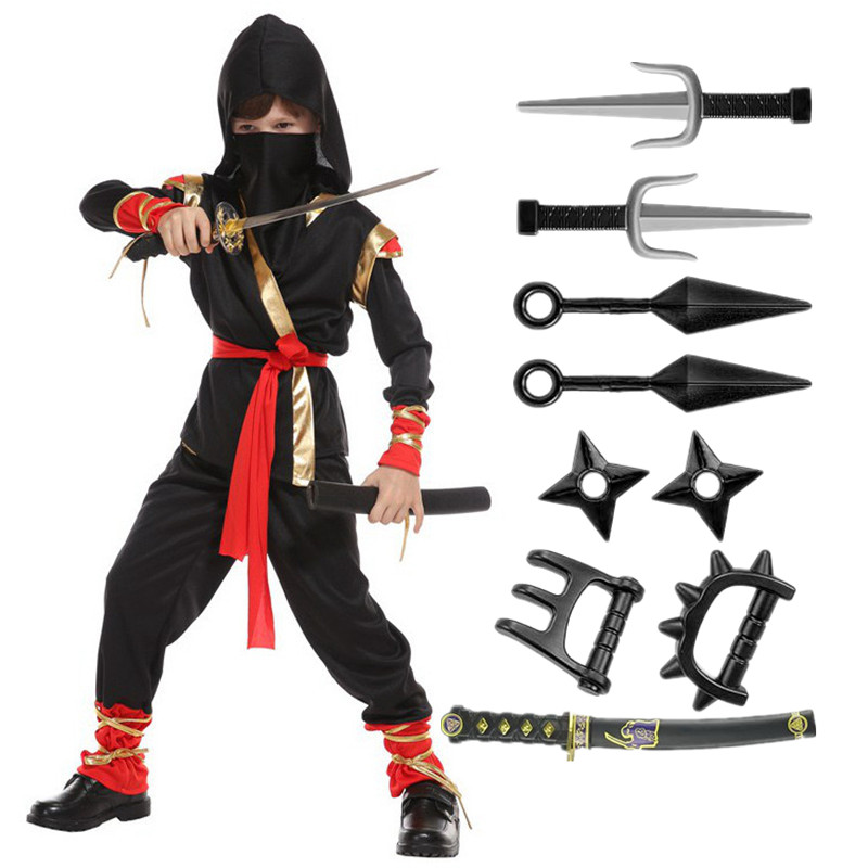 3-12Y Ninja Costume Kids, Boys - Kids Outdoor Ninja Warrior Course recensie en prijs