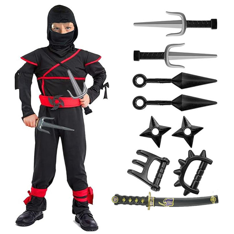 3-12Y Ninja Costume Kids, Boys - Kids Outdoor Ninja Warrior Course recensie en prijs