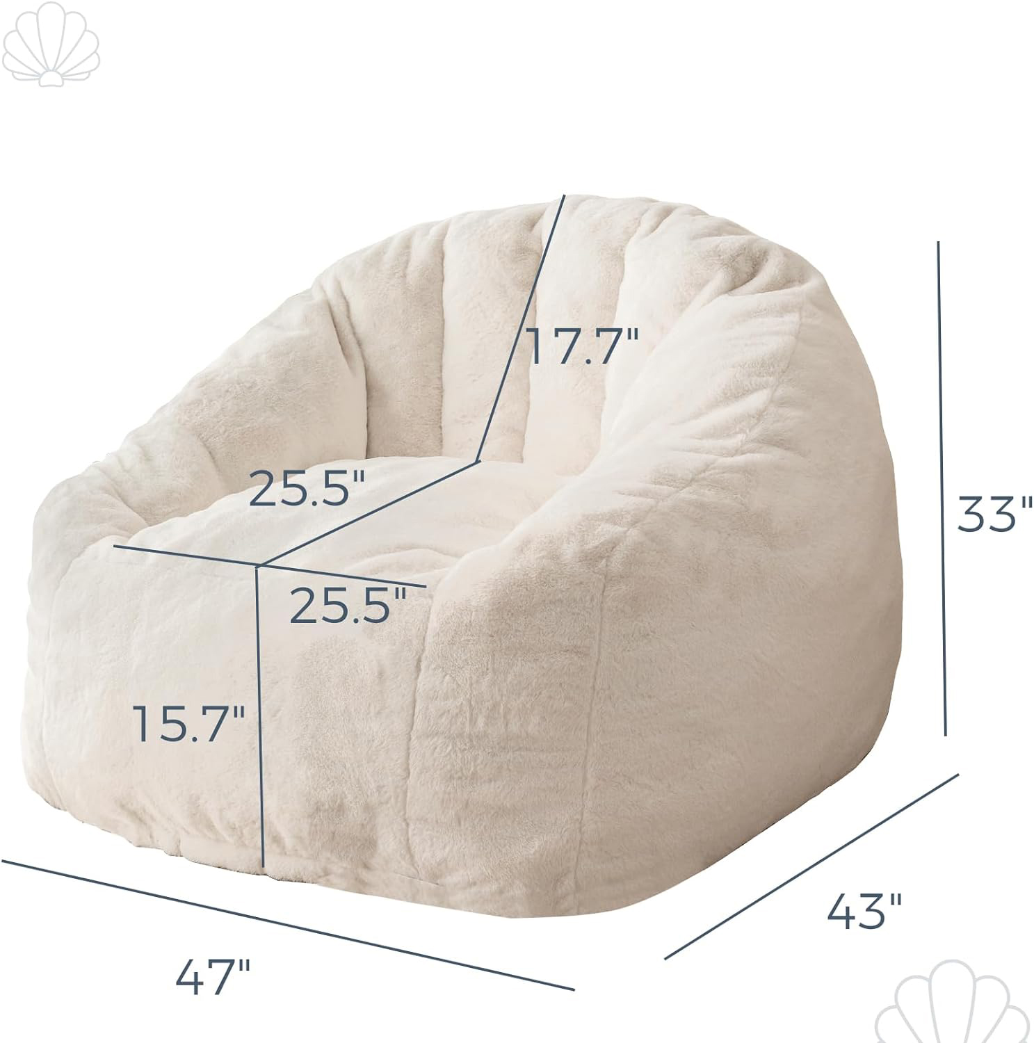 Custom Modern Style Oversized  - Kids Outdoor Bean Bag Chair recensie en prijs