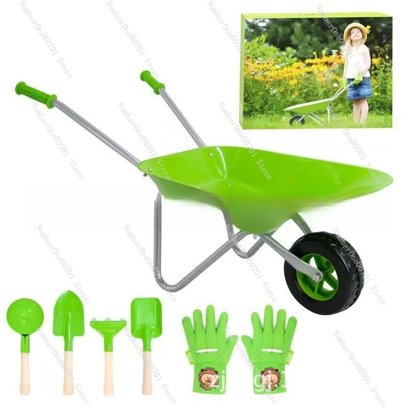 Kids Outdoor Wheelbarrow, Gree - Kids Outdoor Activity Toys recensie en prijs