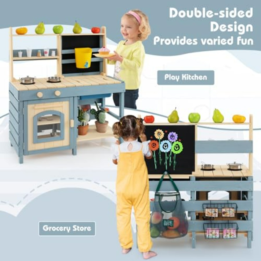 Outdoor mud kitchen for kids:  - Kids Outdoor Sink recensie en prijs