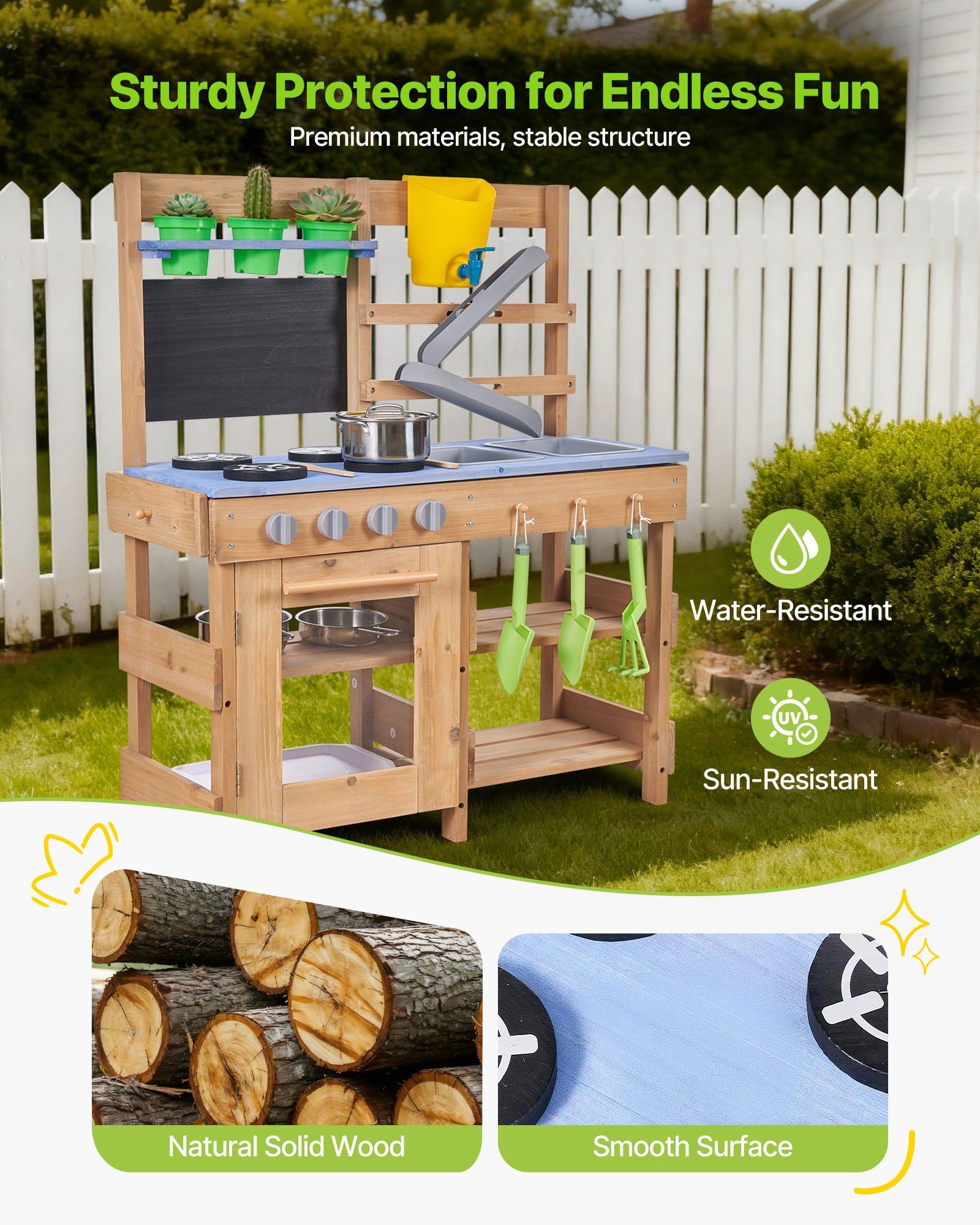 Mud Kitchen, Outdoor Mud Kitch - Kids Outdoor Sink recensie en prijs