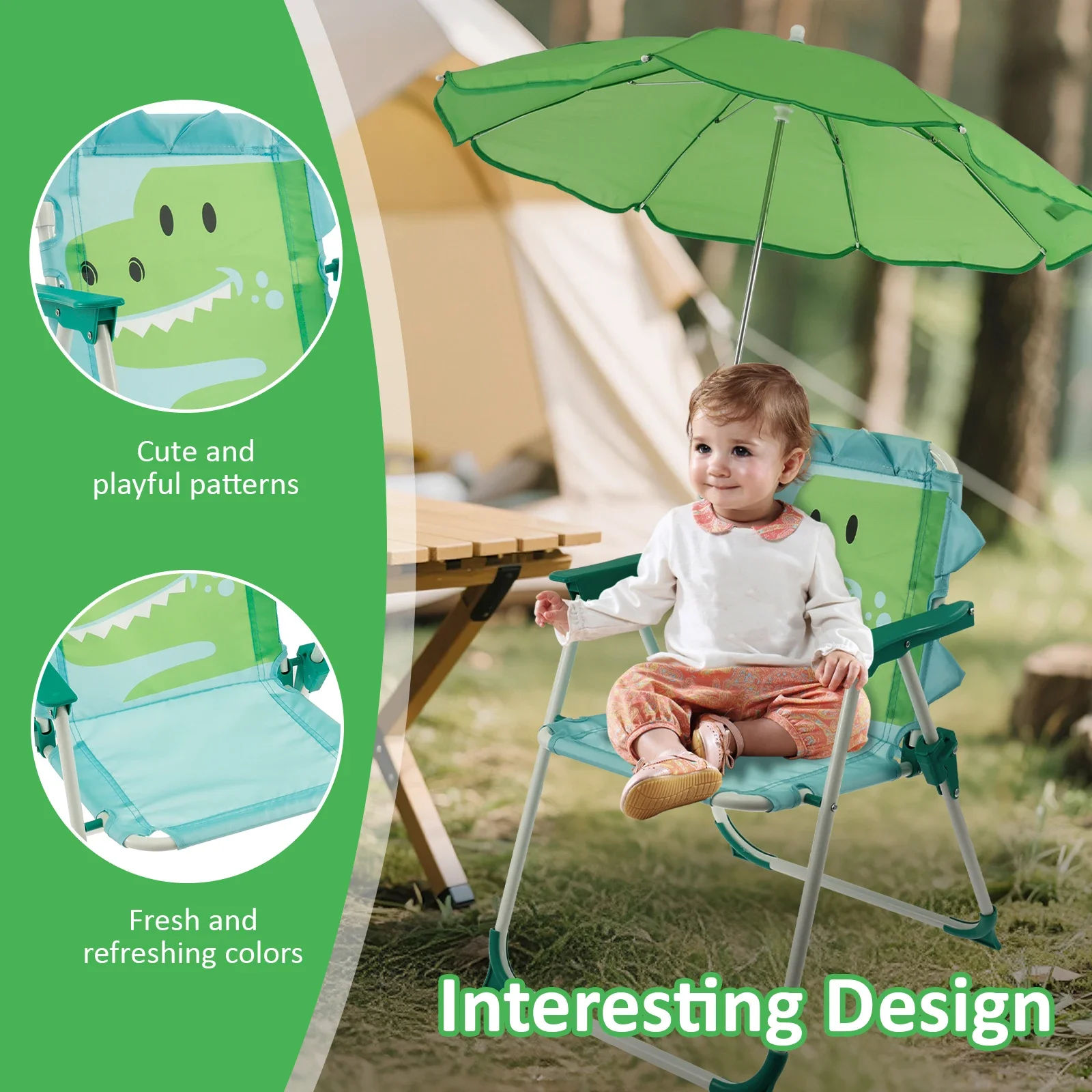 Kids Folding Beach Chair With  - Kids Outdoor Bean Bag Chair recensie en prijs