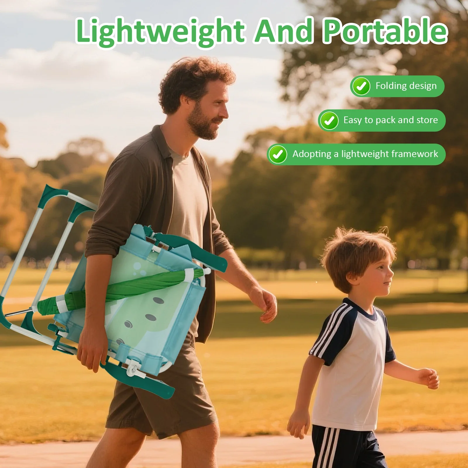 Kids Folding Beach Chair With  - Kids Outdoor Bean Bag Chair recensie en prijs