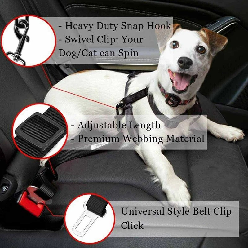 Pet Dog Seat Belt Adjustable H - Swing Seat Belt recensie en prijs