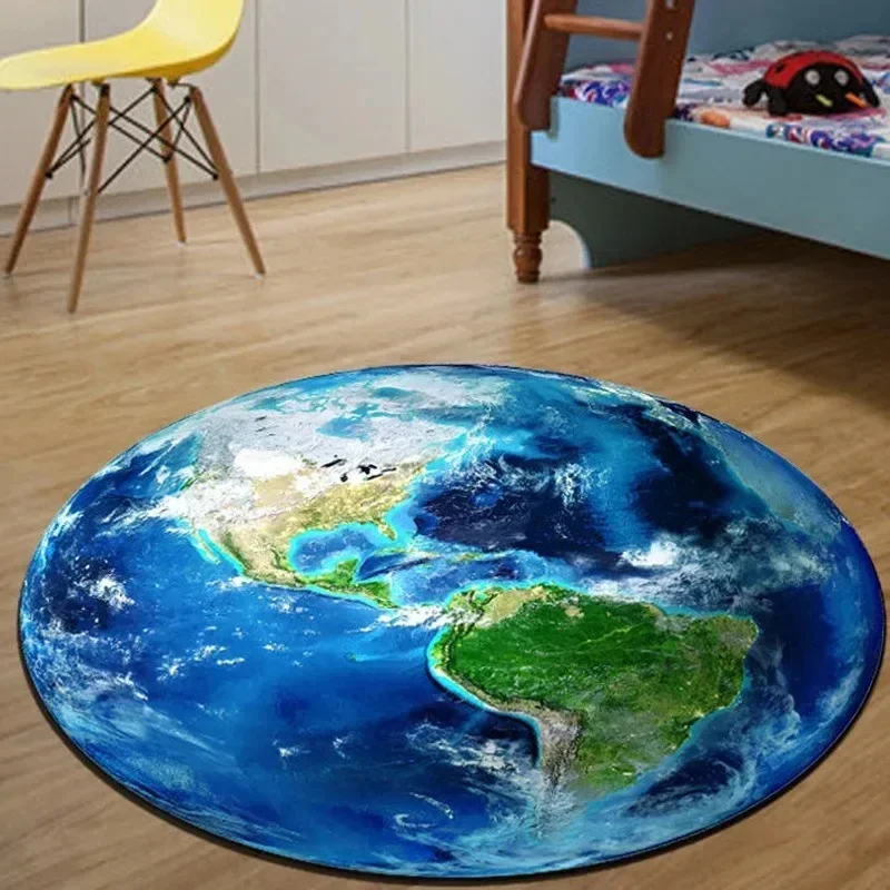 VIKAMA 3D Realistic Earth Roun - Kids Outdoor Mat Waterproof recensie en prijs