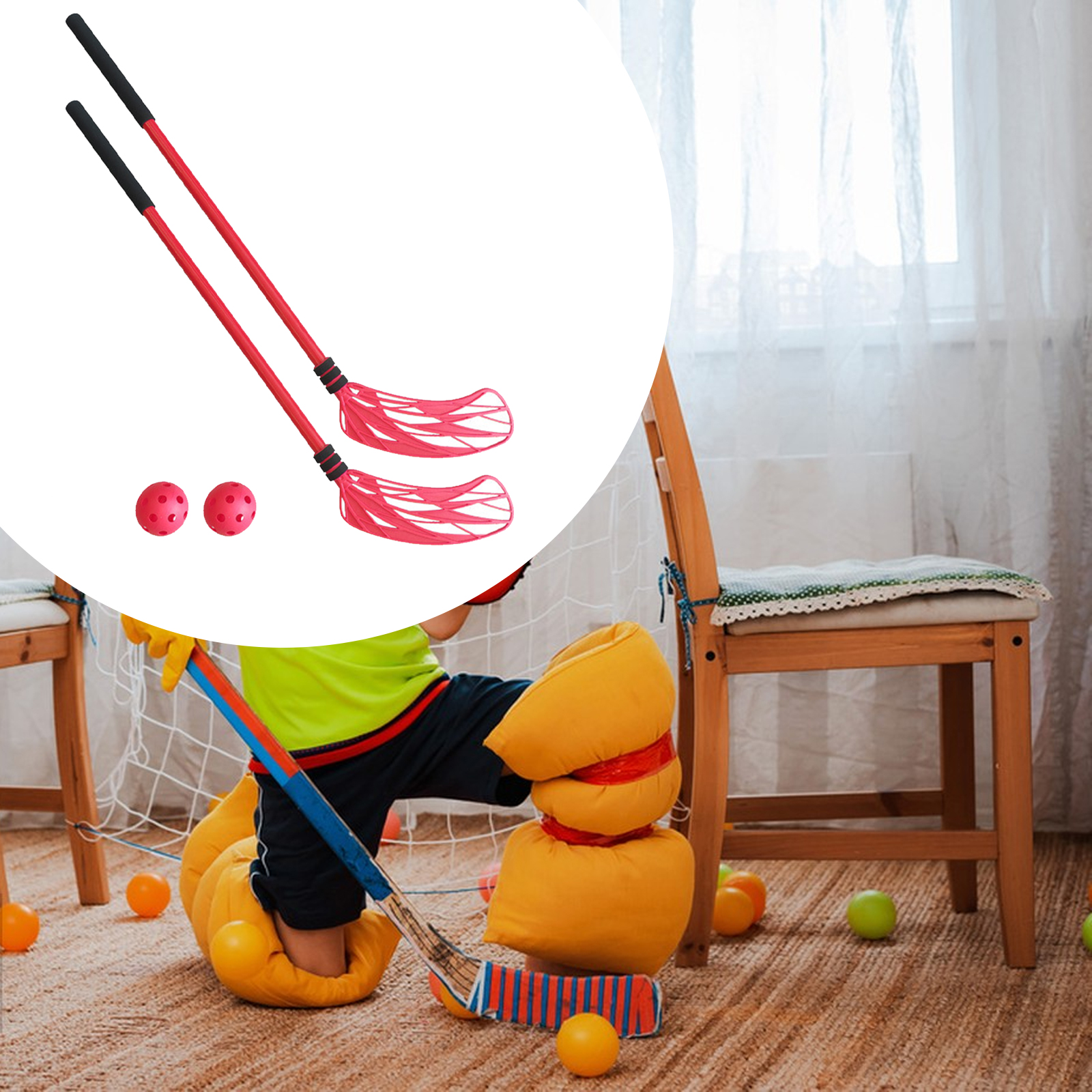 2Pcs Floor Hockey Stick Set Sp - Kids Outdoor Hockey Set recensie en prijs