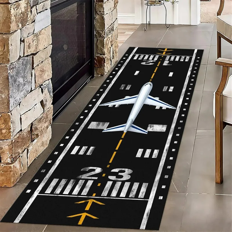 VIKAMA Airplane Runway Print R - Kids Outdoor Mat Waterproof recensie en prijs