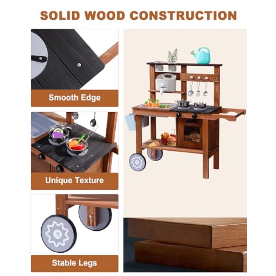 Outdoor mud kitchen for kids w - Kids Outdoor Sink recensie en prijs