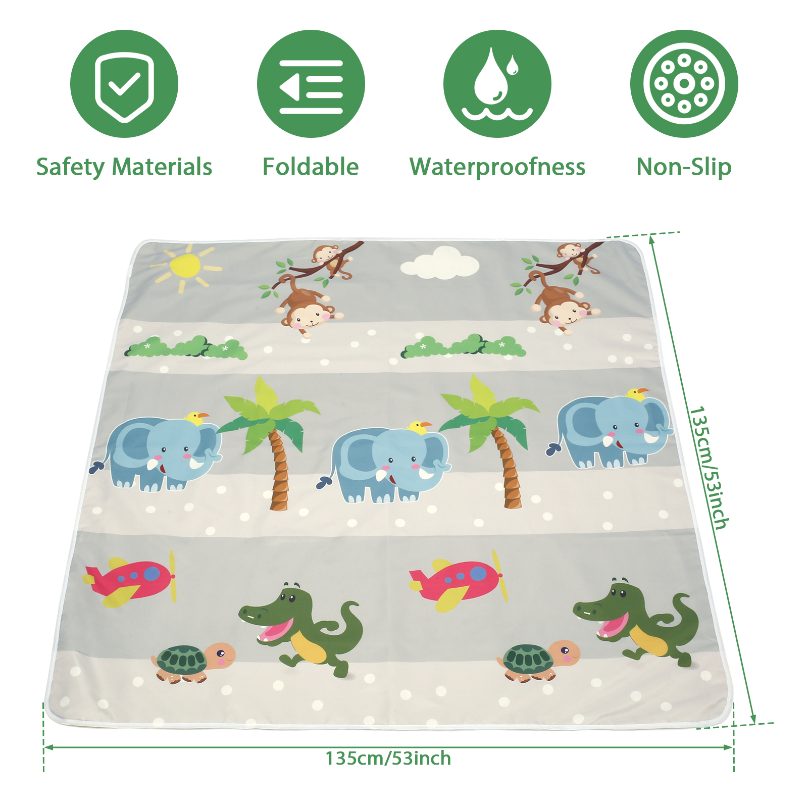 Baby Splat Mat for Under High  - Kids Outdoor Mat Waterproof recensie en prijs