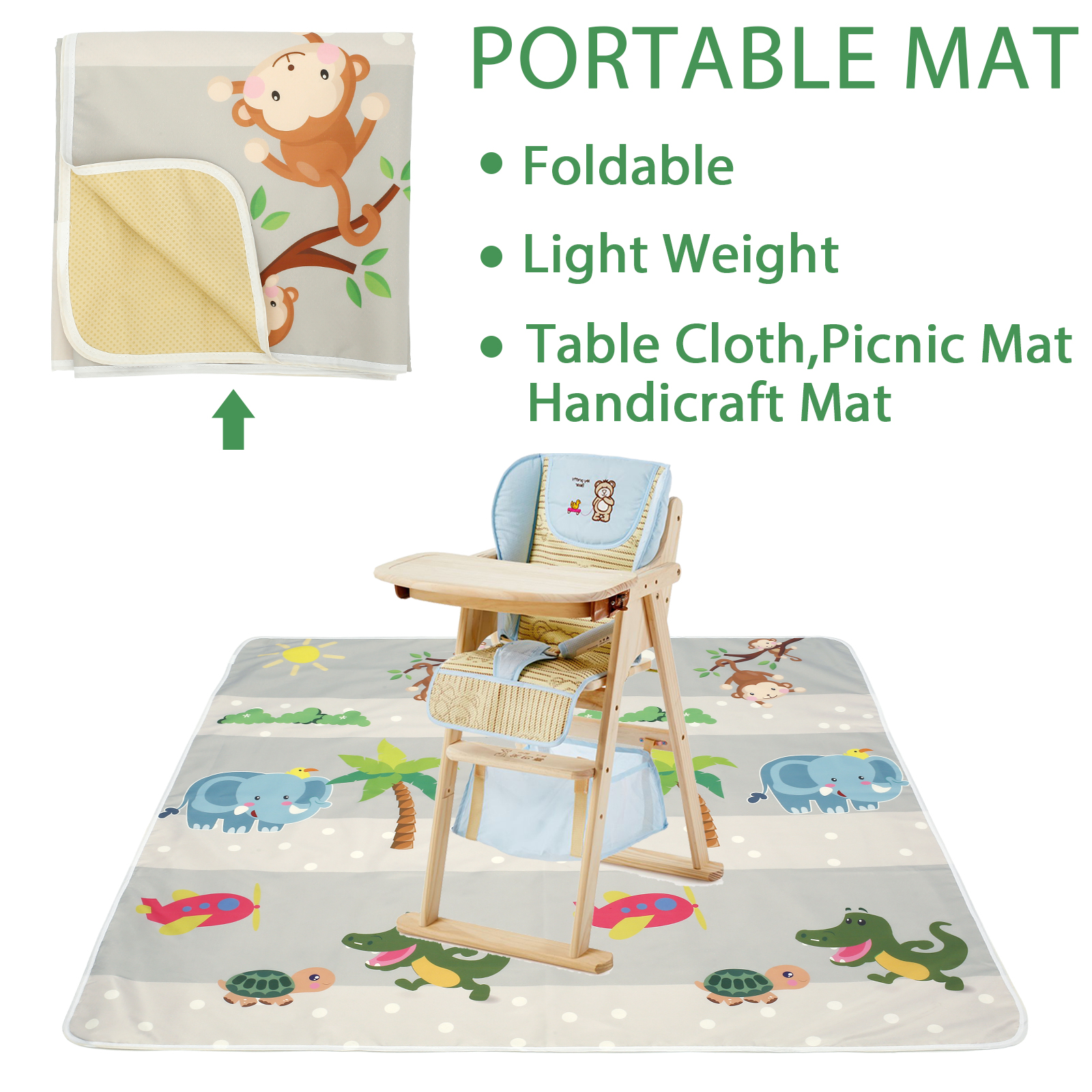 Baby Splat Mat for Under High  - Kids Outdoor Mat Waterproof recensie en prijs