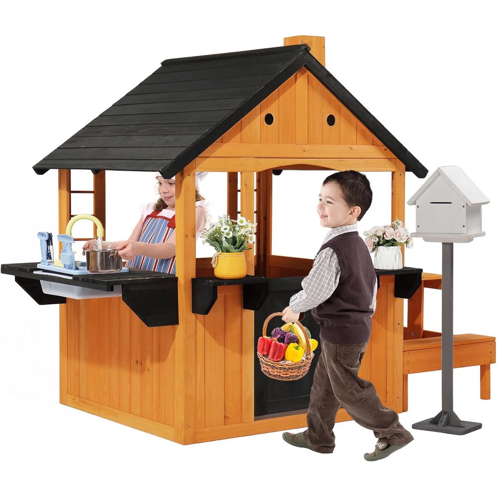 MOR Kids Outdoor Playhouse wit - Kids Outdoor Sink recensie en prijs