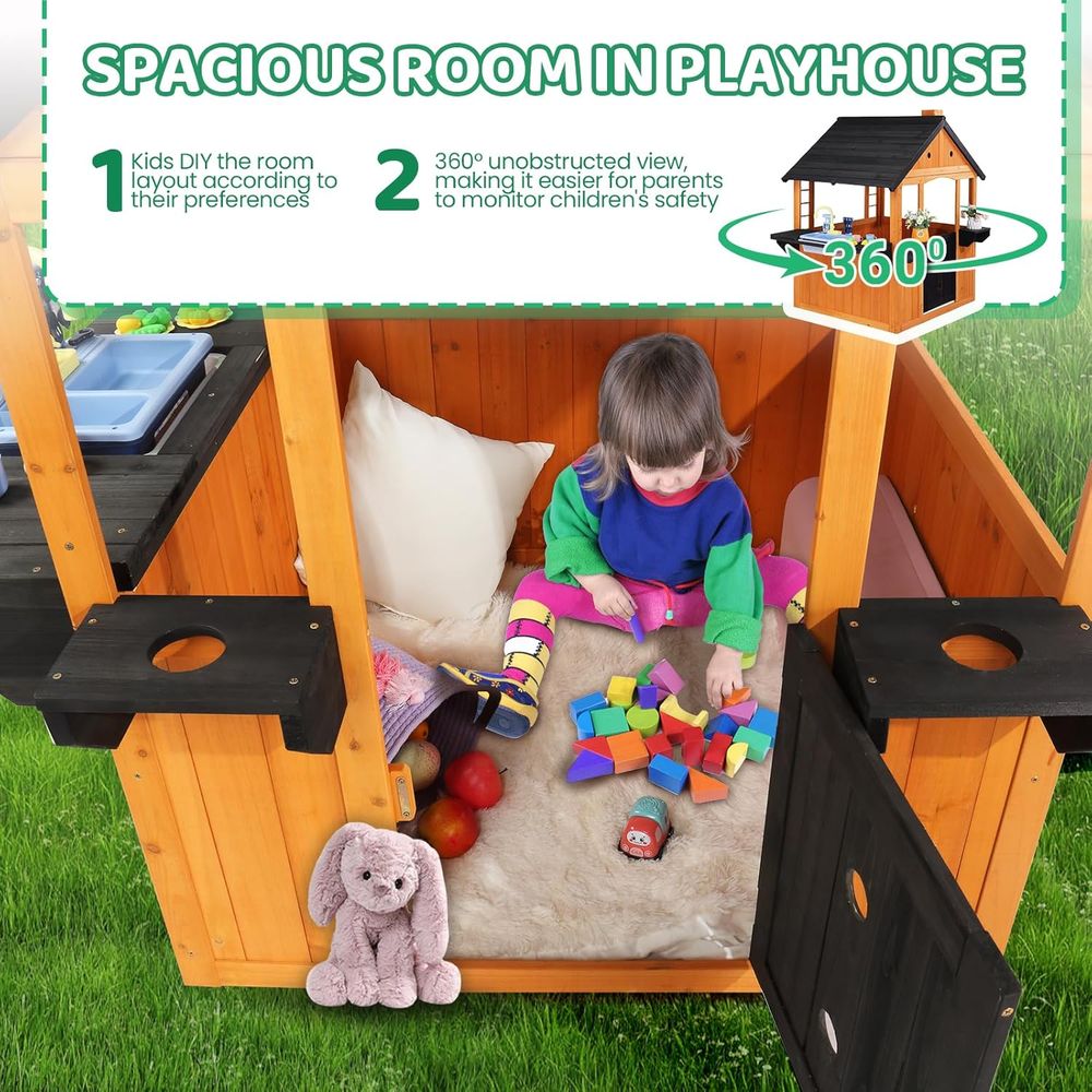 MOR Kids Outdoor Playhouse wit - Kids Outdoor Sink recensie en prijs