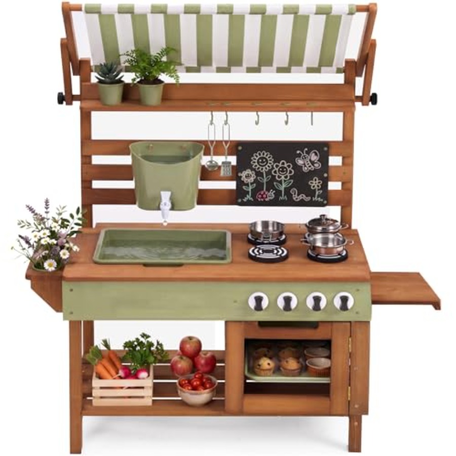 Outdoor mud kitchen for kids:  - Kids Outdoor Sink recensie en prijs