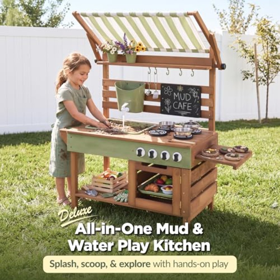 Outdoor mud kitchen for kids:  - Kids Outdoor Sink recensie en prijs
