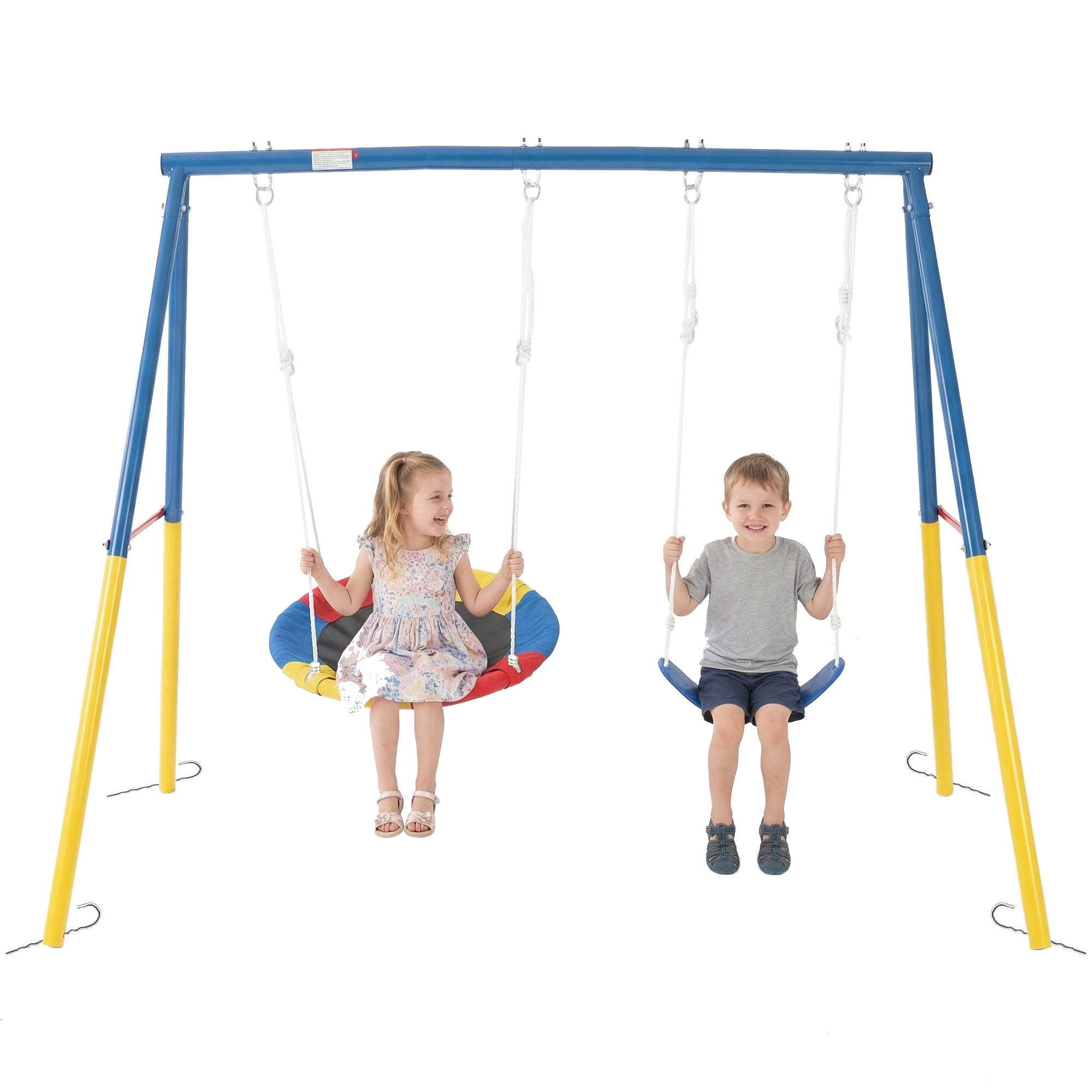 Outdoor Swing Set with Backyar - Kids Outdoor Activity Toys recensie en prijs