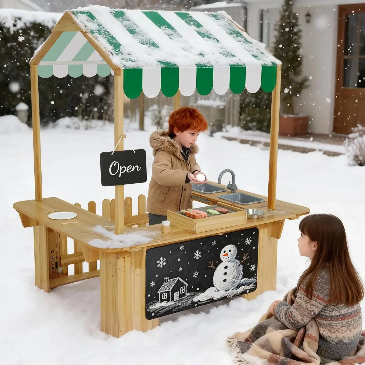 Kids Outdoor Playhouse, Mud Ki - Kids Outdoor Kitchen recensie en prijs