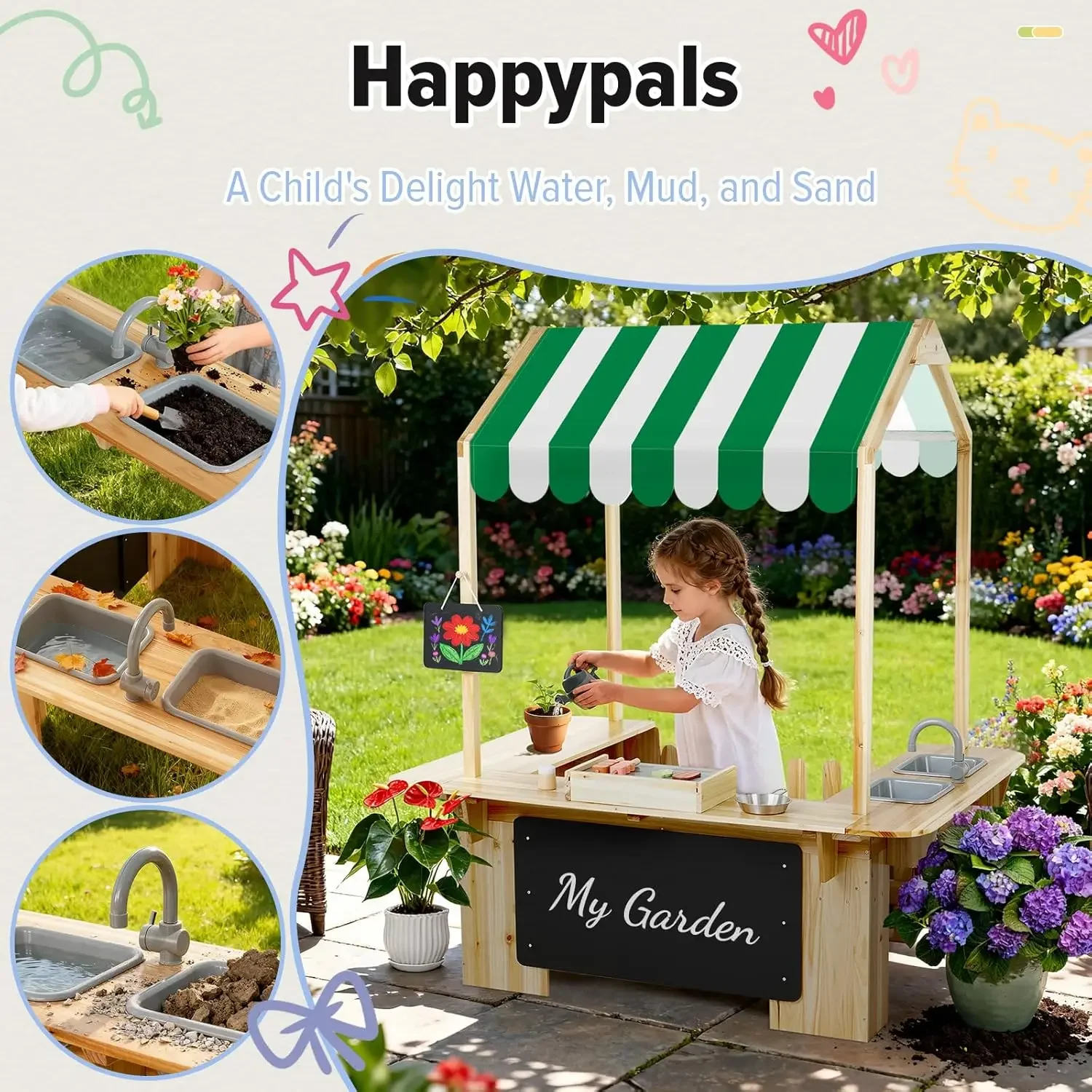 Kids Outdoor Playhouse, Mud Ki - Kids Outdoor Kitchen recensie en prijs