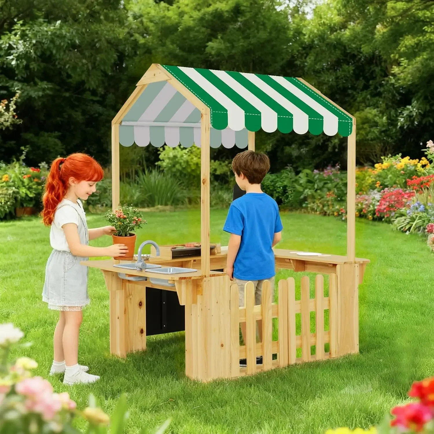 Kids Outdoor Playhouse, Mud Ki - Kids Outdoor Kitchen recensie en prijs