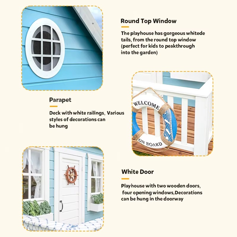 Outdoor Garden Cubby House Chi - Kids Outdoor Wooden Playhouse recensie en prijs